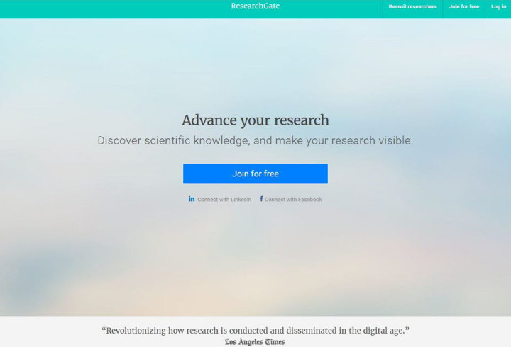 ResearchGate, Situs Jurnal Ilmiah Gratis Yang Jadi Tempat Berkumpulnya