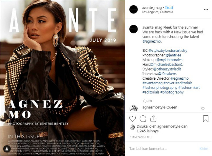 Agnez Mo Mejeng di Majalah Dunia, Bikin Takjub Pegang Peran Penting Ini Saat Pemotretan