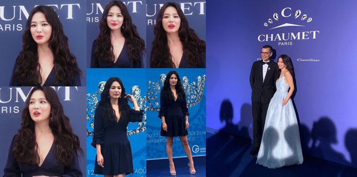 Song Hye Kyo Tampil Seksi Hadiri Acara Brand Perhiasan di Monaco, Netter Beri Komentar Beragam