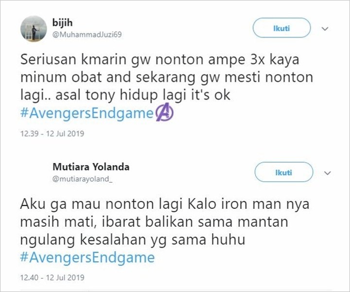\'Avengers: Endgame\' Tayang Ulang Hari Ini, Fans Ngaku Males Nonton Gara-Gara Tony Stark
