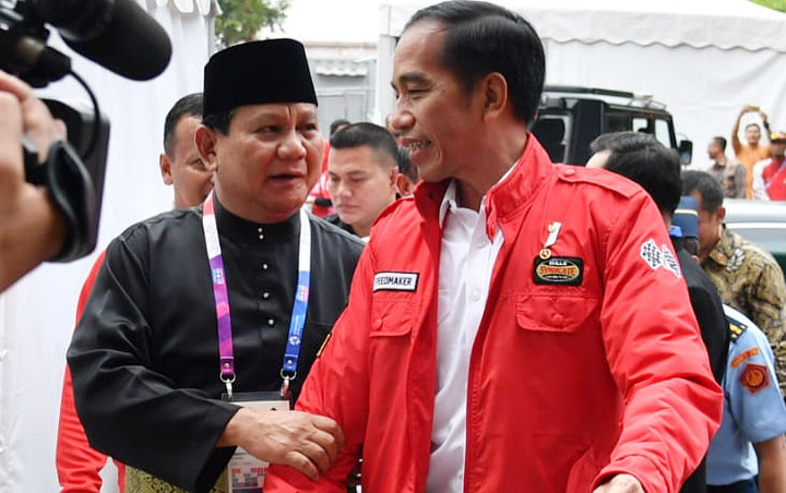Pertama Kali Usai Pilpres, Jokowi dan Prabowo Akhirnya Bertemu di Stasiun MRT Lebak Bulus