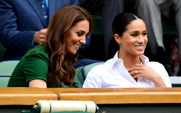 Adu Cantik Kate Middleton dan Meghan Markle di Final Wimbledon 2019, Kompak Bantah Isu Berseteru