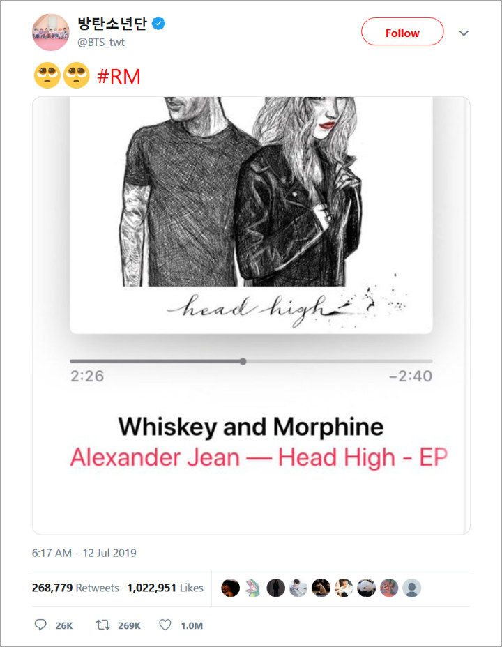 Lagunya Puncaki Chart Korea Berkat RM BTS, Duo Indie Alexander Jean Ucapkan Terima Kasih