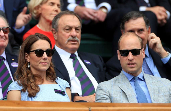 Momen Langka Kate Middleton dan Pangeran William Pamer Kemesraan di Final Wimbledon 2019