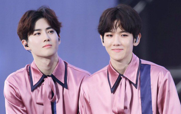 Khawatir, Suho EXO Susul Baekhyun yang Sedang Pre-recording 'Inkigayo'