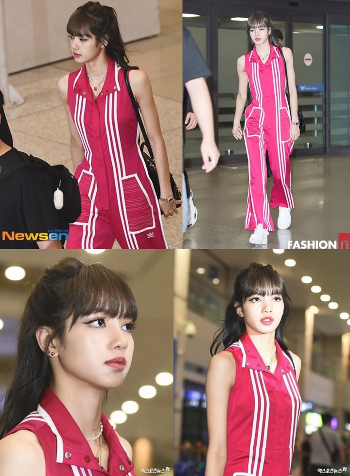 Dandanan Keren Lisa BLACKPINK di Bandara Jadi Sorotan, Visual Dipuji Habis-Habisan