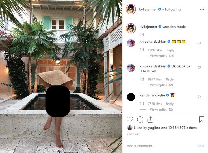Foto Bugil Kylie Jenner Dituding Jiplak Gaya Influencer Amanda Ensing