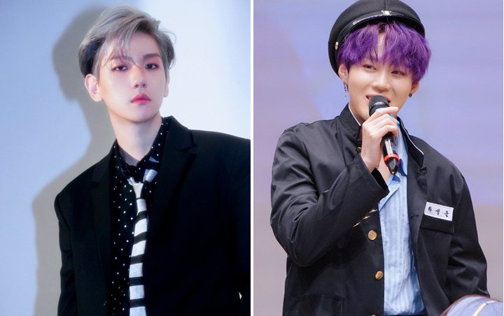 Lucunya Baekhyun EXO Sembunyi di Belakang Ha Sung Woon Gara-Gara Takut Kena Letusan Lucunya Baekhyun EXO Sembunyi di Belakang Ha Sung Woon Gara-Gara Takut Kena Letusan