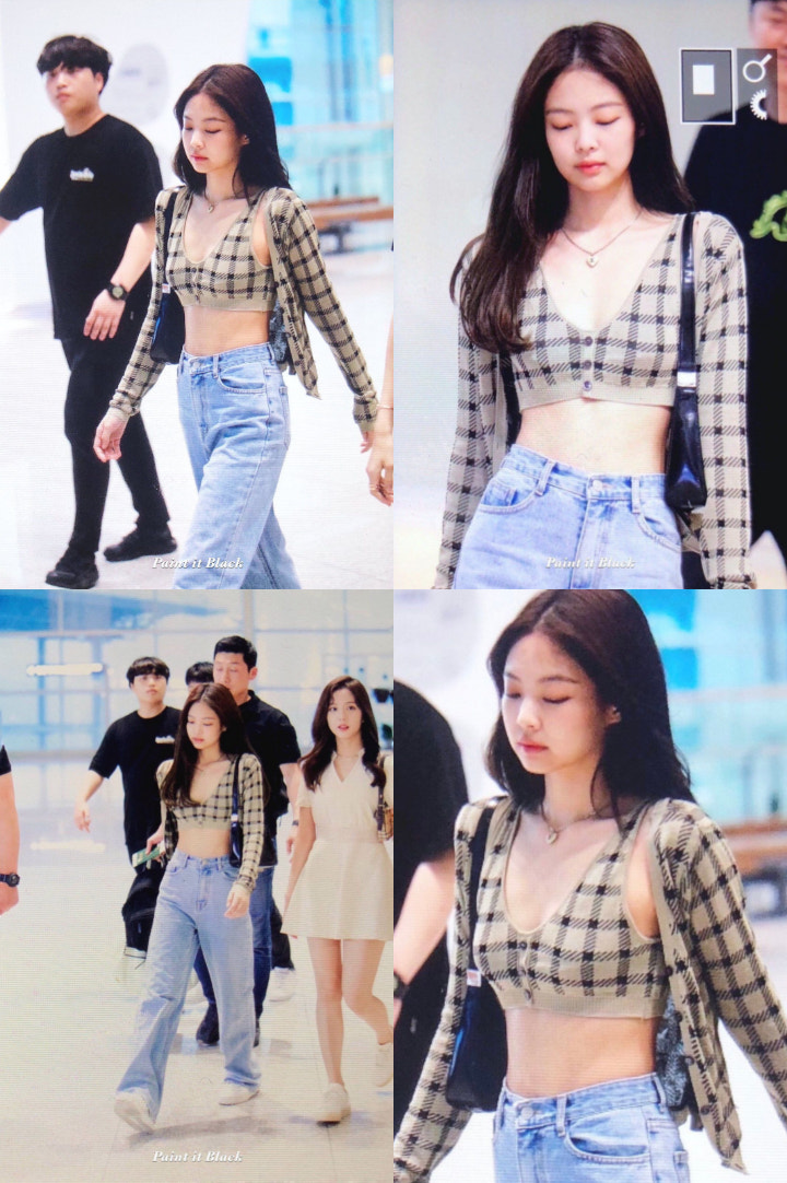 Jennie BLACKPINK Seksi Dibilang Cuma Pakai Bra di Bandara, Netter Beri Komentar Beragam