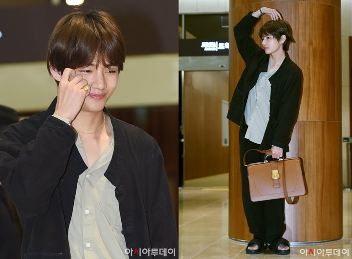 Dandanan V BTS di Bandara Jadi Perbincangan
