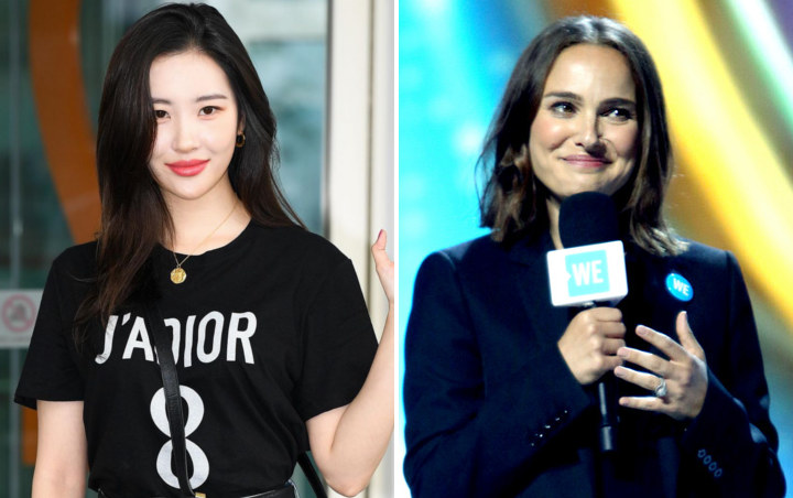 Sunmi Adu Cantik dengan Natalie Portman, Simbol Tangan Jadi Sorotan