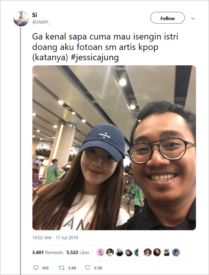 Jessica Jung Kunjungi Bali Bareng Pacar, Pria Ini Ajak Selfie Bareng Bikin Istri Cemburu