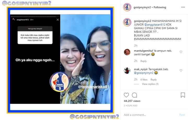 InstaStory Anggita Sari