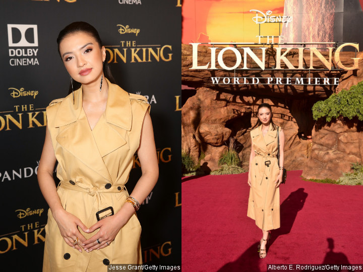 Tampil Cantik Serba Kuning di Premiere Film 'The Lion King'