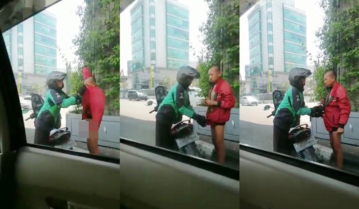 Viral Video Ojol Pakaikan Baju ke Anak Berkebutuhan Khusus, Warganet Ikut Terenyuh