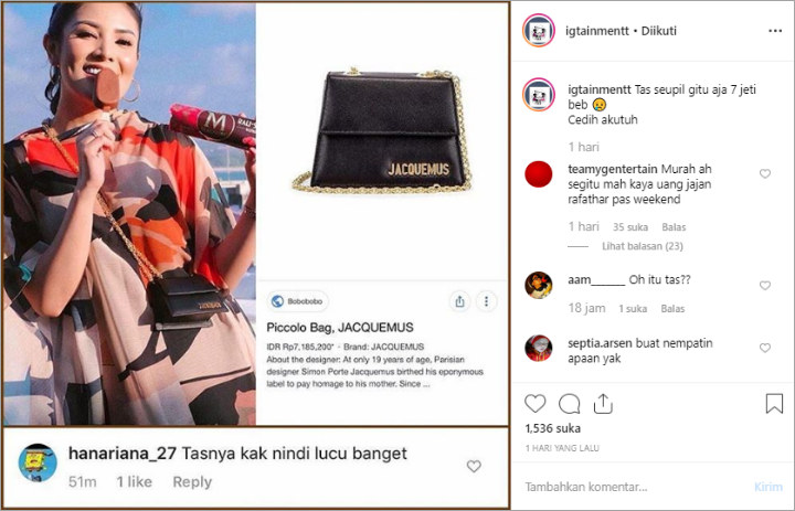 Harga Tas Mungil Nindy