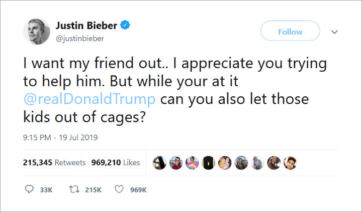 Donald Trump Janji Bebaskan A$AP Rocky, Justin Bieber Malah Minta Hal Ini