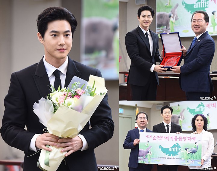 Suho EXO Jadi Duta Animal Film Festival, Wajah Ganteng di Preskon Tuai Pujian Selangit