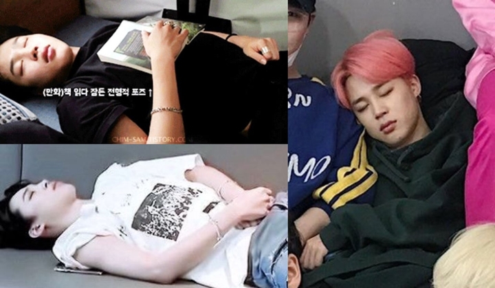 Gaya Tidur Jimin BTS Jadi Bahan Gosip Netizen 1