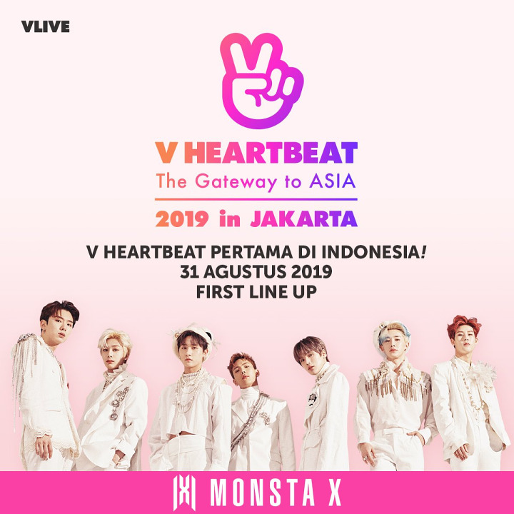 Monsta X Dikonfirmasi Jadi Line Up Pertama \'V Heartbeat In Jakarta\', Intip Detail Acaranya