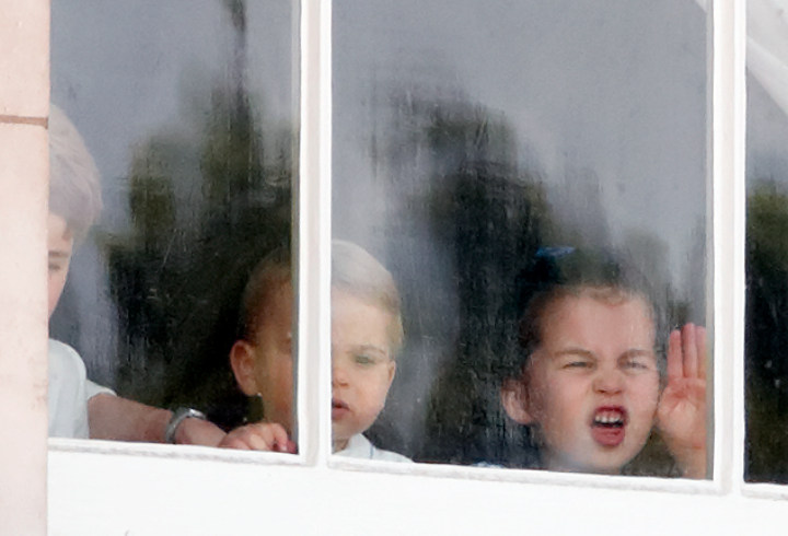 Wajah Konyol Putri Charlotte di Momen Trooping the Colour