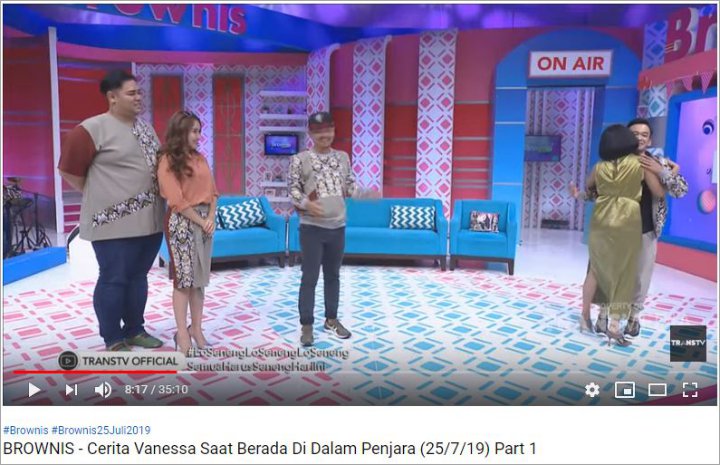 Ruben Onsu dicium Vanessa Angel