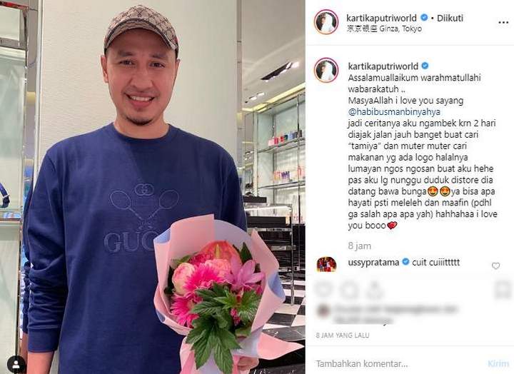 Kartika Putri Meleleh ke Habib Usman