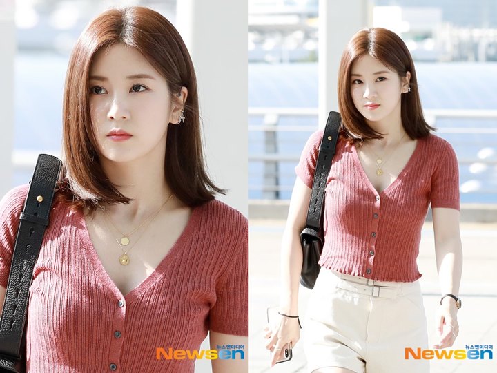 Chorong A Pink Seksi Tanpa Harus Umbar Tubuh di Bandara, Netter Ramai-Ramai Berikan Pujian
