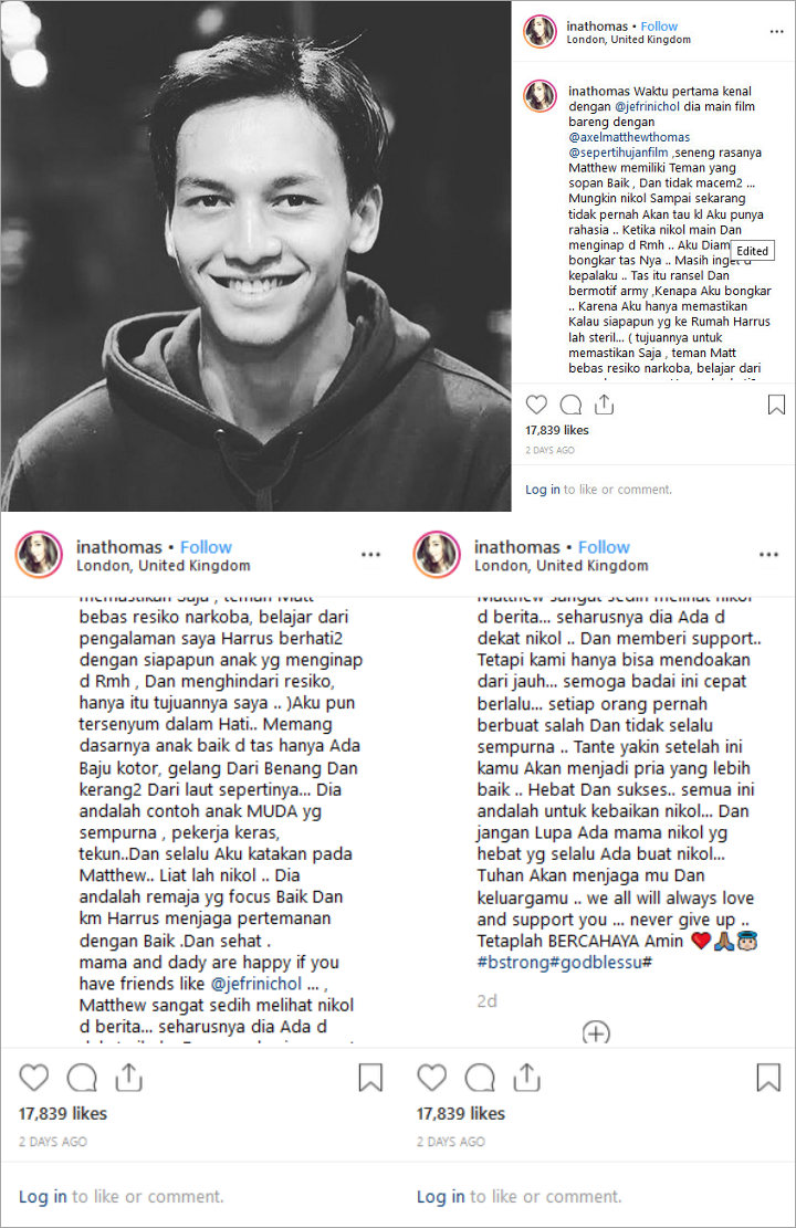 Cuma Temukan Ini Saat Bongkar Tas Jefri Nichol, Istri Jeremy Thomas: Dasar Anaknya Baik