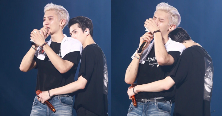 Sehun Peluk Chanyeol