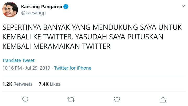 Cuitan Kaesang 2