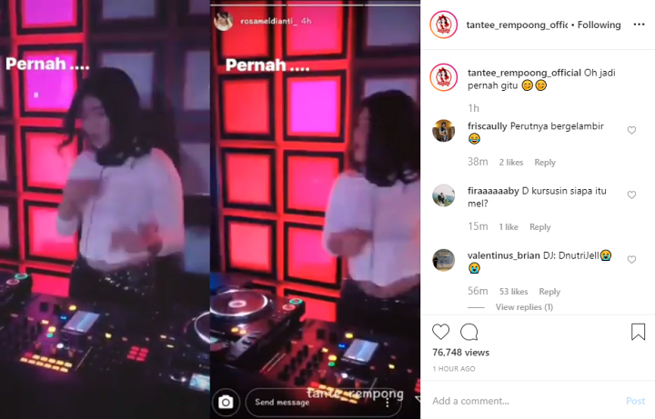 Rosa Meldianti Jajal Jadi DJ, Joget Kaku Hingga Baju \'Kekecilan\' Jadi Bahan Ledekan