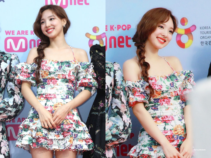 MGMA 2019: Penampilan Cantik dan Seksi Nayeon di Red Carpet Bikin Jatuh Cinta