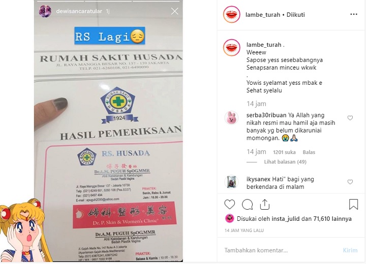 Postingan Lambe Turah