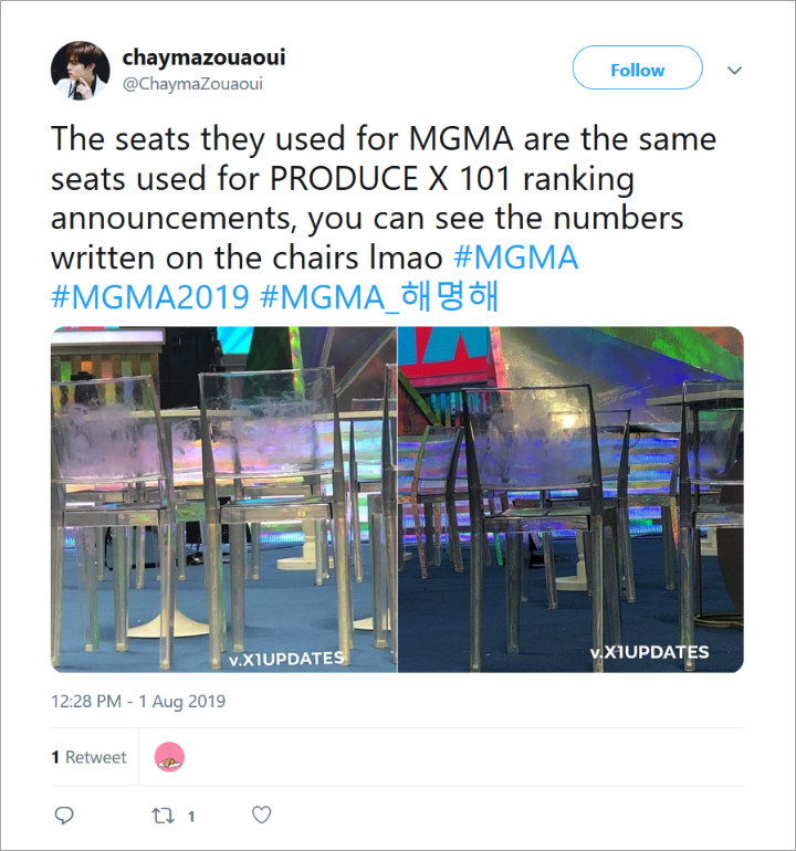 MGMA 2019: Netter Ejek Mnet Usai Temukan Kursi Yang Digunakan Idol Ternyata Bekas \'Produce X 101\'