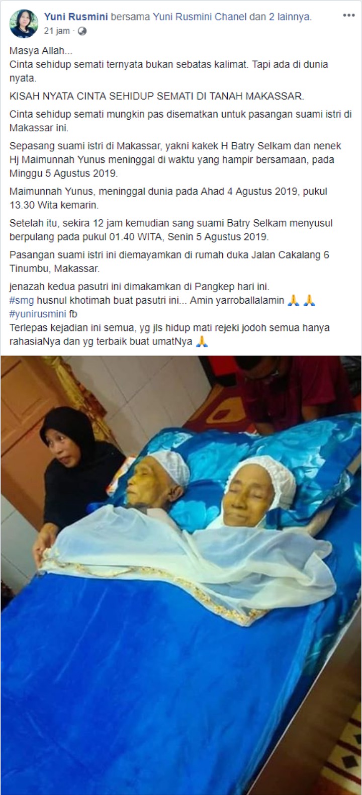 Postingan Yuni Rusmini