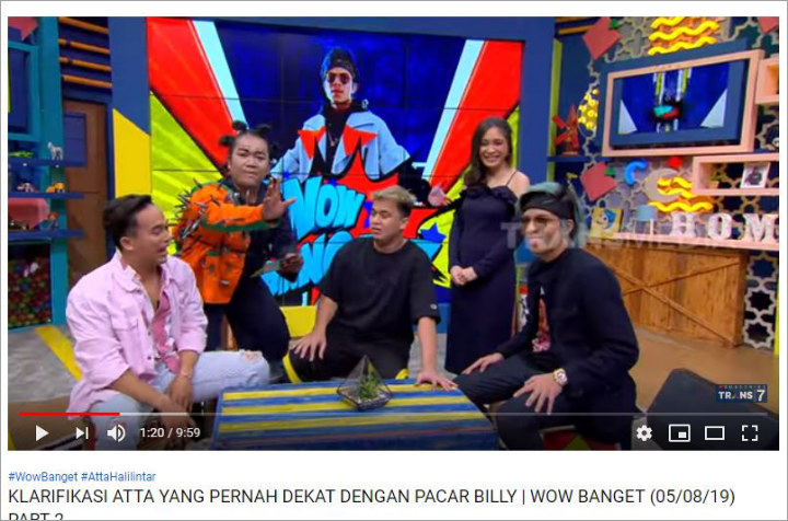 Muka Billy Syahputra