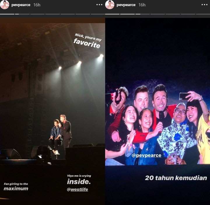 Pevita dan Westlife