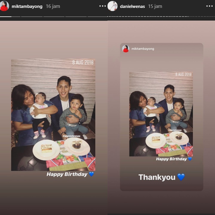 Mikha Ucapkan Ultah ke Daniel