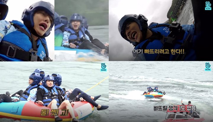V Jejeritan Histeris Sampai Nyaris Menangis Gara-Gara Takut Naik Boat di \'Run BTS\'