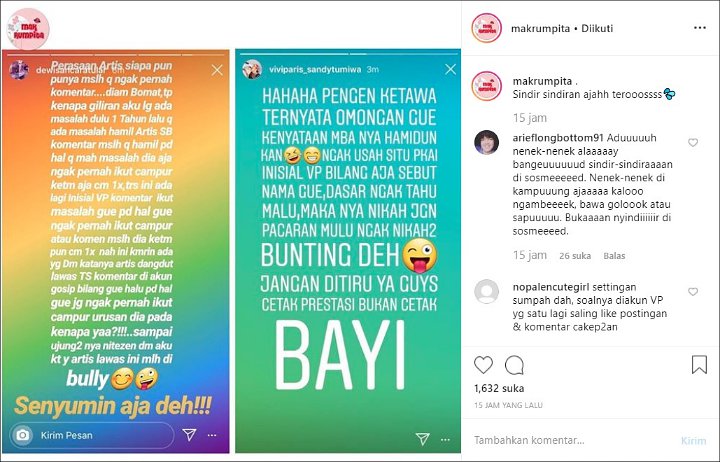 Merasa Disindir Dewi Sanca, Istri Sandy Tumiwa Ngegas Tulis Status Pedas Ini