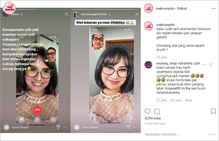 Bibi dan Vanessa Video Call