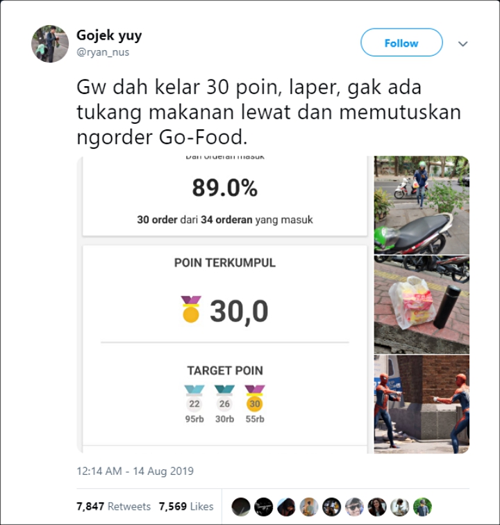 Unggahan Driver Ojol