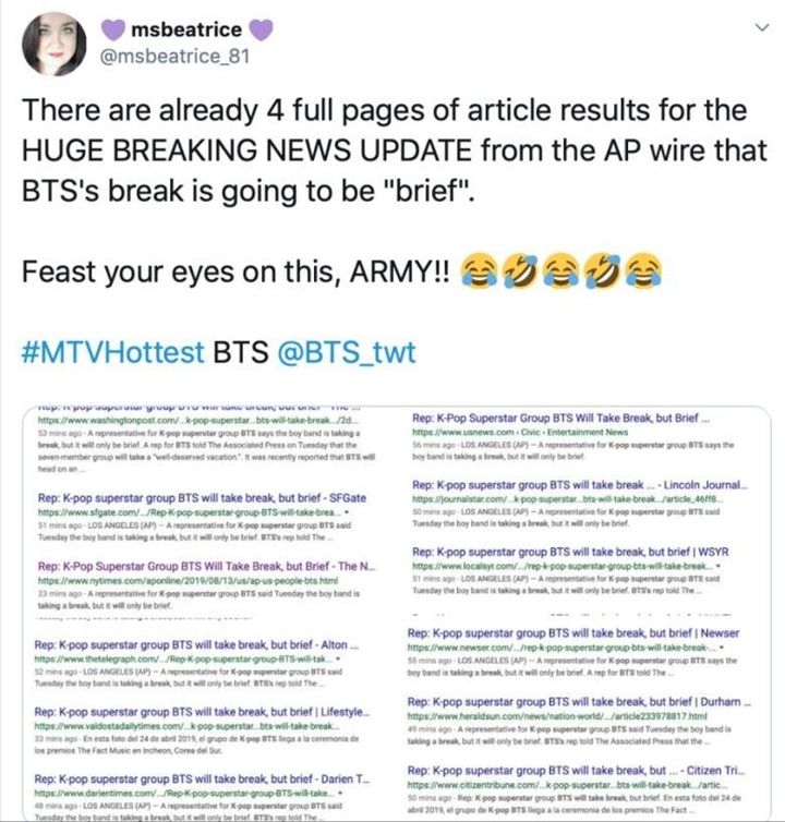BTS Dikira Vakum Hingga 2 Tahun Bikin Agensi Kelabakan