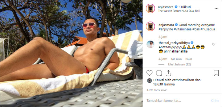 Anjasmara Posting Foto Seksi