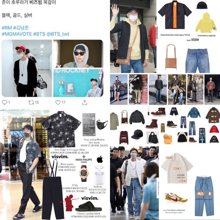 RM BTS Disorot Karena Kedapatan Sering Pakai Merek Jepang 1