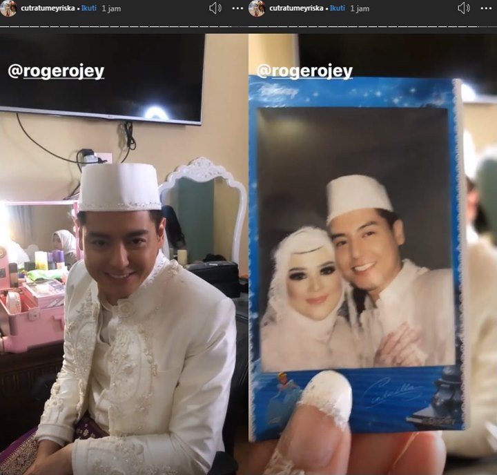 Perdana Bikin Instagram Story Usai Nikah dengan Roger Danuarta, Cut Meyriska: Hai Suami