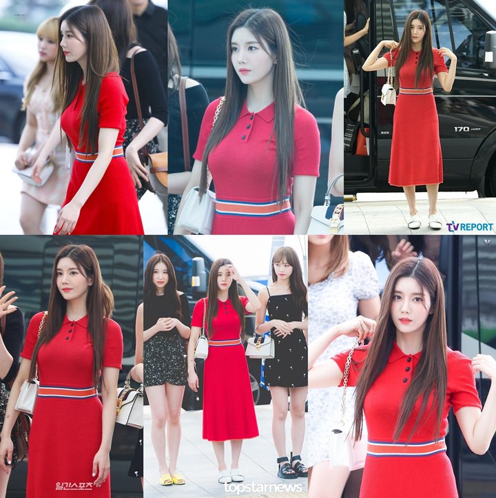 Joy Red Velvet dan Kwon Eunbi IZ