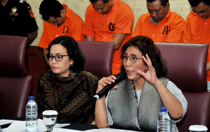 Menteri Susi Pudjiastuti Protes Keras Saat Menkeu Sri Mulyani Disuguhi Botol Plastik