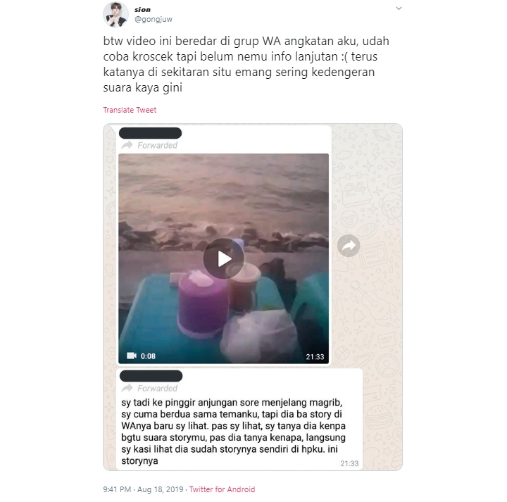 Viral Video \'Suara Teriakan Korban Tsunami Palu\', Warganet Kompak Panjatkan Doa